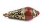 The Bead Chest Carnelian Brass Capped Locket Pendant (28x10mm)
